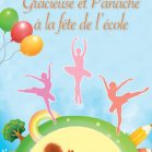Gracieuse et Panache à la fête de l'école
